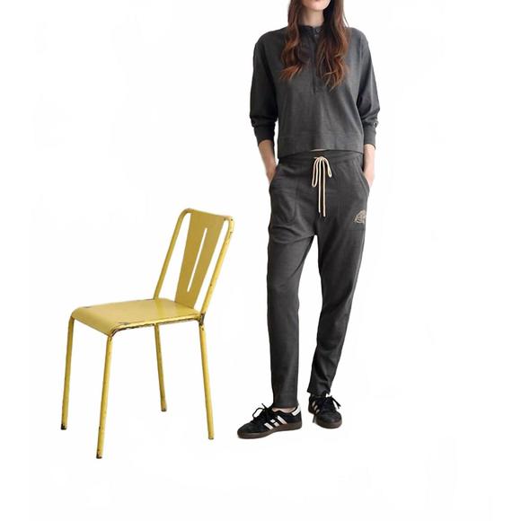 NEW LAS SUREÑAS cheetah embroidered long sleeve t-shirt in grey - Picture 5 of 8